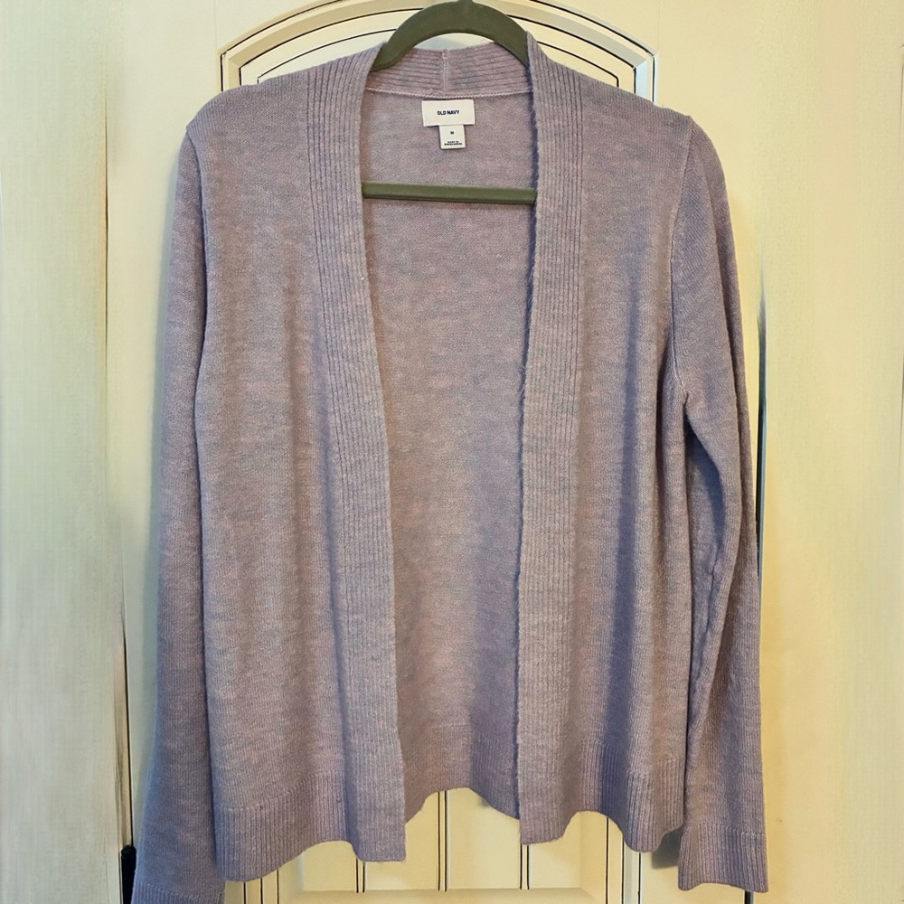 Old Navy. Women's Light Purple Open Cardigan.